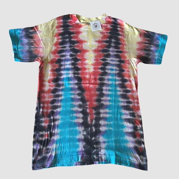 Tomcat Tie Dye Creations Other - Tomcat Tie Dye Creations Men's Zig Zag Design T-Shirt Multi, NWT-Size Small